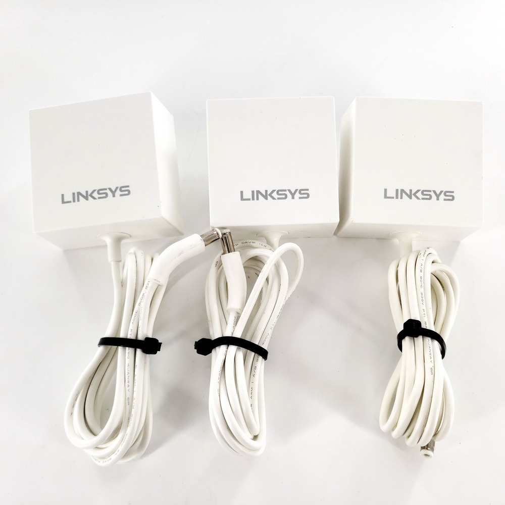 Linksys Velop WHW03 V2 Mesh WiFi Whole Home Dual-Band Router Lot Of 3 Tested - Picture 6 of 6
